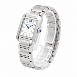 Cartier Tank Française Small WE110006 Diamond Dial Watch